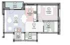 Apartament cu 2 camere 62 mp utili - 2