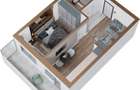Apartament 1 camera Etaj 1 Comision 0% - 7