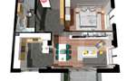 Apartament 2 camere, 57 mp, gradina, terasa, zona exclusivista Floresti - 5
