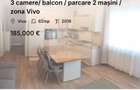 3 camere/ balcon / parcare 2 mașini / zona Vivo - 1