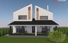 Duplex despartit prin camera tehnica, 5 camere, teren de 308 in Sanandrei - 2