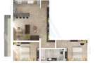 Apartament 3 camere balcon 8.1 mp si loc de parcare pe Dna Stanca - 9