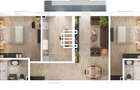 Apartament 3 camere 69 mp , Doamna Stanca, Selimbar - 1