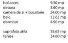 Apartament 2 camere, 55 mp, terasa 34 mp, bloc nou, mobilat și utila, Baciu - 2
