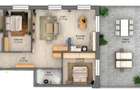Penthouse 4 camere \ terasa 58,66 mp \ Sibiu - Selimbar - 1