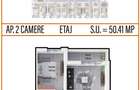 Cartier Militari Residence, 2 camere decomandat, strada Tineretului,comision 0% - 1