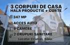 3 Corpuri noi casa, Hala Productie, Curte, Acces auto, Cristian |VIDEO - 1