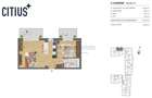 Apartament 2 camere, 67 mp total, 2 balcoane, semifinisat, str. Corneliu Coposu - 1
