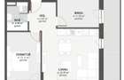 Apartament 3 camere 58,63mp+28 terasa ansamblu premium Floresti - 7