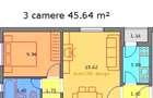Apartament 3 camere 46 mp Ferentari - Bloc reabilitat - 13