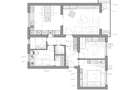 Apartament 4 camere premium — încălzire în pardoseală + ventilație, stil Japandi - 13