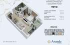 Metrou Beceni| Apartament 1 dormitor cu balcon | Ananda Residence Faza 2 - 1