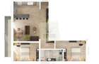 Dezvoltator vand 3 camere cu balcon la Mega Image 0% comision - 14