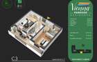 Apartament decomandat cu 2 camere, balcon 12 mp,stradal Bd Metalurgiei - 1
