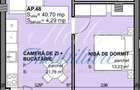 Apartament 2 camere semidecomandat 40.7 mp, Semifinisat,  Estimo Park,  Apahida - 1