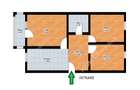 Apartament 3 camere decomandate balcon zona centrala a orasului Sibiu