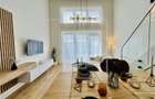 Penthouse cu 4 camere si balcon - 2 bai, intabulat, mobilat - 3