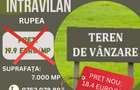 De vânzare teren intravilan în Rupea!