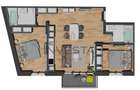 Apartament 3 camere, bloc nou, balcon, zona VIVO! - 1