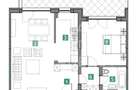 Apartament cu 2 camere  - Vedere spre lac, zona Sisești - 1