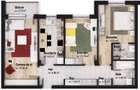 Apartament 3 camere în Tractorul - 76 mp - 1