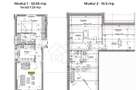 Penthouse cu 4 camere si balcon - 2 bai, intabulat, mobilat - 17