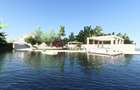 Vilă noua mediteraneană, cartier cu ponton la lac, peninsula Balotesti - 15