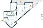 Apartament semifinisat, 3 camere, 2 băi, terasă 22mp, Între Lacuri - 1