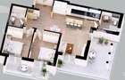 Apartament cu 3 camere, 73 mp, zona Micro 16 - 10