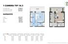 Garsoniera TIP 1A3 in Complex Doi Cocosi Residence - 2