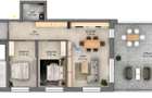 Penthouse 3 camere \ terasa 46,27 mp \ Sibiu - Selimbar - 1