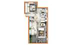Apartament 3 camere, aer conditionat, intabulat, etaj 1/2 - la cheie - 11
