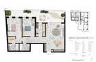 Apartament cu 3 camere, 2 bai, 88 mp, terasa 30 mp, Parcul Central - 3