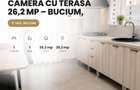 Apartament 1 cameră cu teren 26,2 mp – Bucium, Aleea Plopii fără Sot – bloc nou