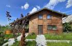 Cabană lemn cu 4 dormitoare, 120mp, teren intravilan de 1250mp - 1