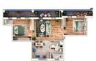 Apartament 3 camere Dorobanților Cluj imobil nou cu CF - 1