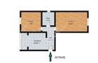 Apartament de 2 camere cu balcon si pivnita zona Valea Aurie - 3