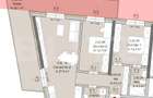 Apartament 3 camere, 69 mp, Terasa 32 mp, Imobil Nou, Zona The Office - 2