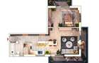 Apartament 2 camere, 62 mp, 2 balcoane, parcare subterana, zona Marasti