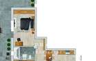 Apartament 3 camere, 61,5 mp, terasa 50mp, lift, 2 garaje, AC, zona Cetatii! - 8