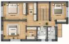 Casa individuala NZEB, 5 camere, 3 bai, finisata, P+ET+POD, Someseni