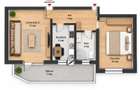 Apartament 2 camere, decomandat, balcon si parcare, Vlahuta - Florilor,  Brasov - 7