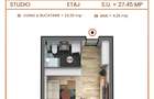 Garsoniera tip studio complex Eurocasa Residence,Militari Residence, Comision 0% - 5