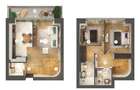 Duplex cu 3 camere - Tip D3A1 - 2