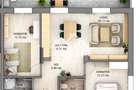 Apartament de vanzare cu 3 camere, 2 bai  etaj 1 bloc cu lift - 7