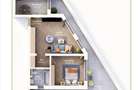 Apartament 2camere 83mp unic în ansamblu, cu terasă atipică și vedere panoramică - 2