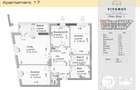 3 camere, 74,7 mp + 15 mp balcon, TVA inclus 21%, februarie 2028 - 2