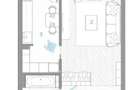 Intabulat, Apartament cu 1 camera, bloc nou, 46mp