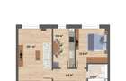 Proiect NOU -- Sun Residence -- Apartament 2 camere - TIP 15 -52 Mp - 2