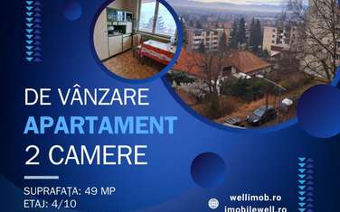 De vânzare apartament cu 2 camere pe strada Vasile Goldiș, în Sfântu Gheorghe!